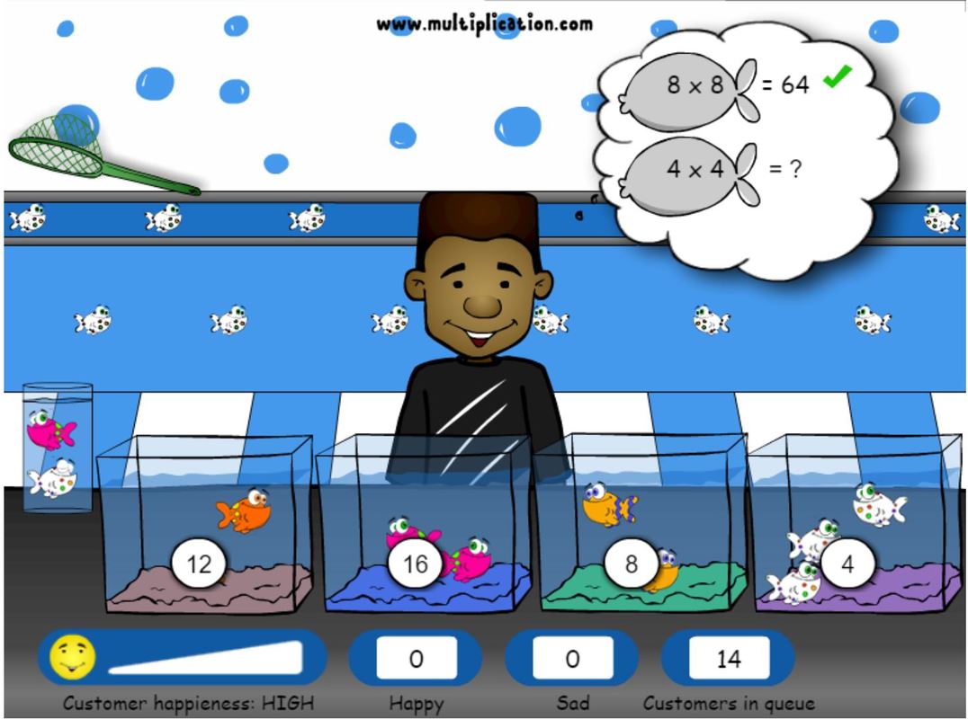 Multiplication Games to play free online