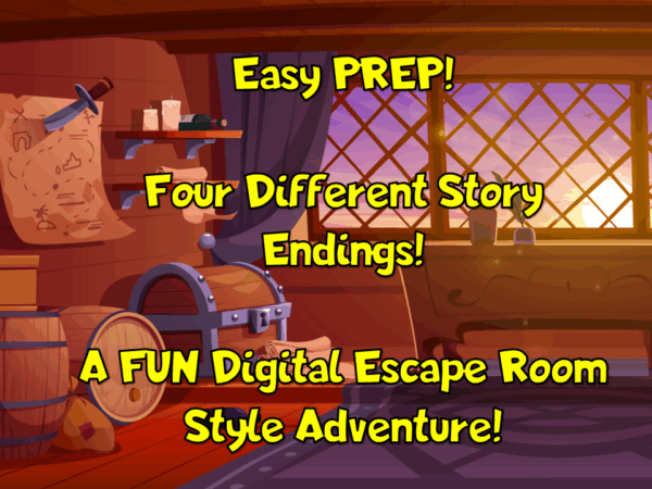 Digital Pirate Place Value Math Quest Game 4th Grade Escape Room